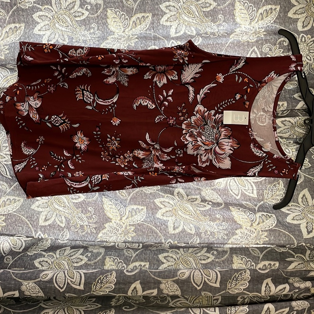 Soft print top
